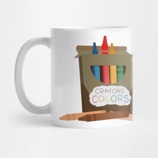 Crayon Colors with Skin Tones Mug